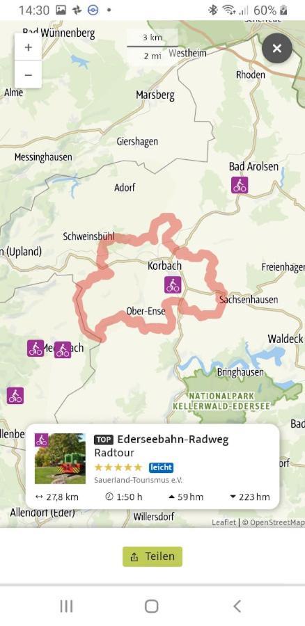Fewo Mehrwald Korbach Kültér fotó